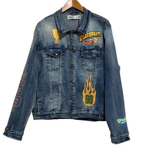 SpongeBob SquarePants Denim Jacket Nickelodeon Off To The Races